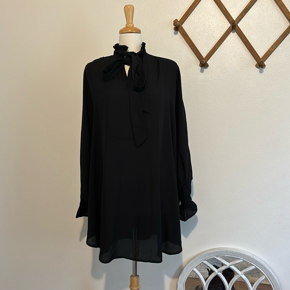 Killstar Thebe Chiffon Blouse Tunic Size M GUC